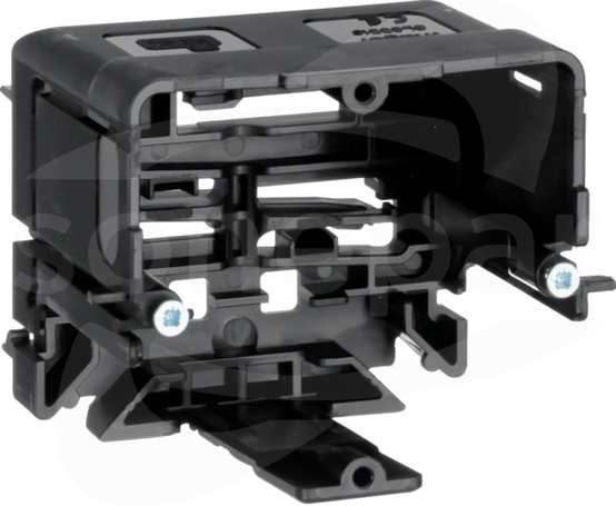 GLS5510 czarna PUSZKA instalacyjna C-RAIL