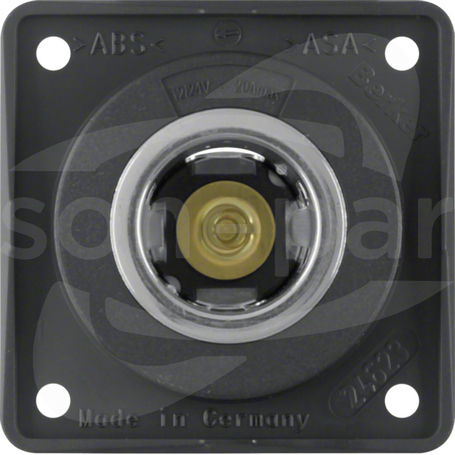 INTEGRO FLOW 12V antracyt mat Gniazdo zasilające samochodowe