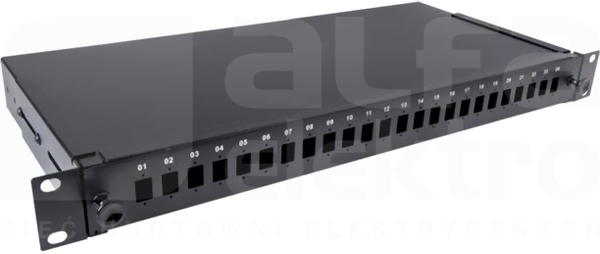 19cali 1U front 24xSC simplex Panel