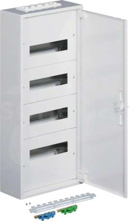 FW412WT IP30 4x12mod. Rozdzielnica natynkowa metalowa