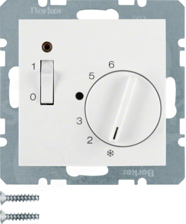 B.3/B.7 biały Regulator temp.pomieszczenia