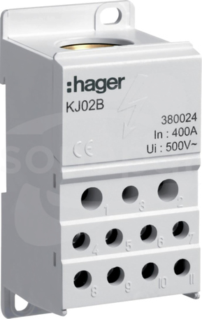 KJ02B 400A Blok rozdzielczy