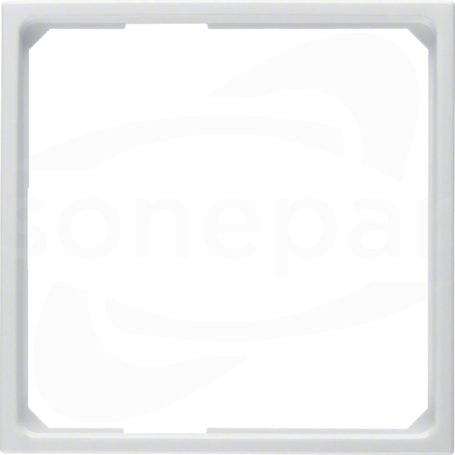 S.1/B.3/B.7 GLAS śnieżnobiały połysk Pierścień oddzielający płytki/el.centr.