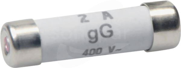 8,5x32 gG 400V 2AAC Bezpiecznik C zwłoczny