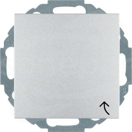 B.1/B.7 GLAS aluminium Gniazdo sieciowe z pokr.z podw.ochr.st.