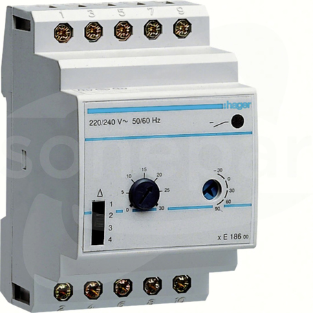 EK186 1P/2A 230VAC Termostat wielofunkcyjny