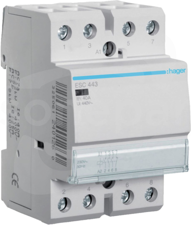 ESC443 3NO+1NC 40A 230VAC Stycznik