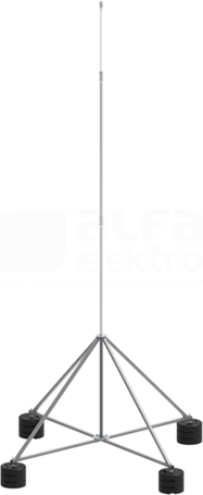 65.6 AL/OG IZ 3P CZ (6m) Maszt izolowany na czworonogu do zwodów poz.wys.