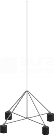 65.2 AL/OG ZA 4P CZ (2m) Maszt na czworonogu do zwodów poziomych wysokich