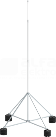 65.5 AL IZ 3P CZ (5m) Maszt izolowany na czworonogu do zwodów poz.wys.