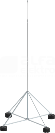 65.5 AL IZ 2P CZ (5m) Maszt izolowany na czworonogu do zwodów poz.wys.