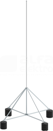 65.2 AL ZA 4P CZ (2m) Maszt na czworonogu do zwodów poziomych wysokich