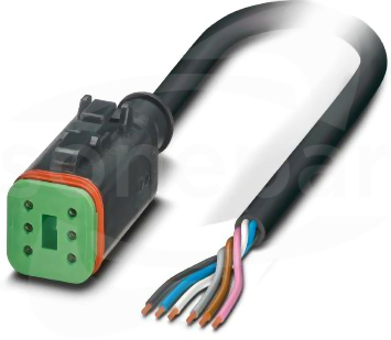 SAC-6P- 3,0-PUR/DTFS Kabel czujnika/urządzenia wykonawczego