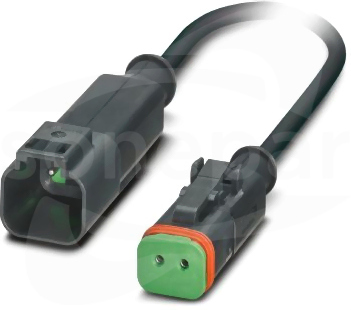 SAC-2P-DTMS/ 0,3-PUR/DTFS Kabel czujnika/urządzenia wykonawczego