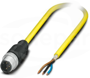 SAC-3P-M12MS/ 2,0-542 SH BK Kabel czujnika/urządzenia wykonawczego