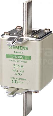 SENTRON NH3 355A 690V aM Wkładka bezpiecznikowa