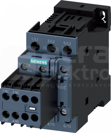 SIRIUS 11kW/400V 2NO+2NC 110VDC Stycznik 3P