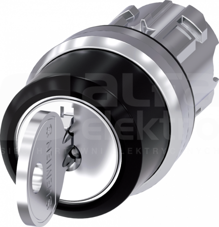 SIRIUS ACT 22mm I-O-II b/samop. Przełącznik z kluczem RONIS metal