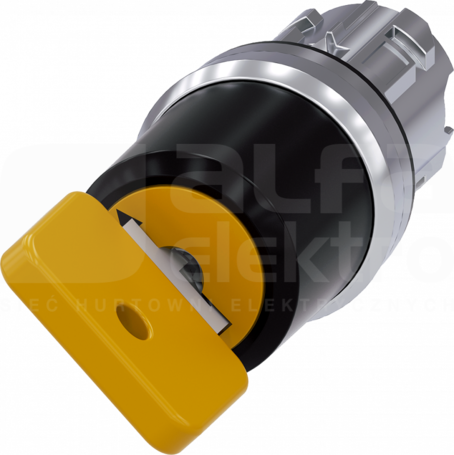SIRIUS ACT 22mm O-I b/samop.żółty Przełącznik z kluczem OMR metal