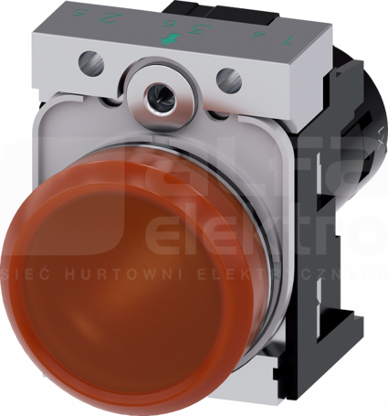 SIRIUS ACT 22mm 110VAC bursztynowy Lampka sygnalizacyjna metal