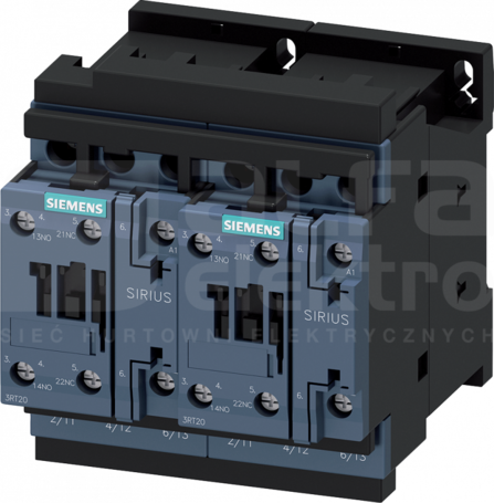 SIRIUS 5,5KW 400VAC rewers. Kombinacja stycznikowa