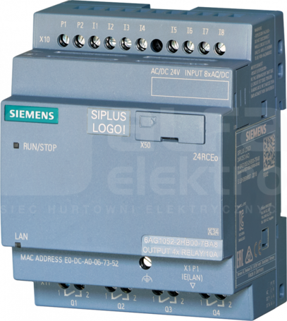 SIPLUS LOGO DM8 24 Moduł wejść/wyjść cyfrowych