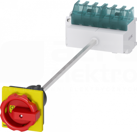 SENTRON 6P 25A czerwony/żółty Rozłącznik główny/awaryjny