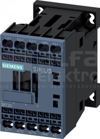 12A 5,5 kW 400V Stycznik kolejowy