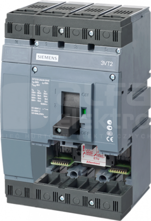 SENTRON 4P 250A 36kA Blok łączeniowy wyłącznika