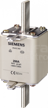 SENTRON NH3 630A 500V gG Wkładka bezpiecznikowa