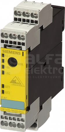 AS-I SAFE S22.5F 2DI-F 2DO śrub. Moduł wejść/wyjść cyfrowych