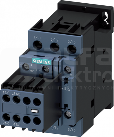 SIRIUS 9A 4kW 220V 50/60Hz 2NO+2NC Stycznik 3P