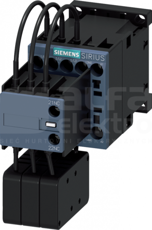 SIRIUS 3P 12,5kVar 400V 1NO+1NC Stycznik kondensatorowy