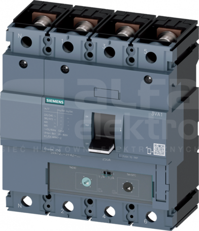 SENTRON 200A 4P 36kA Wyłącznik