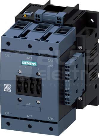 SIRIUS 115A 55kW 21-27,3VUC 2NO+2NC Stycznik 3P