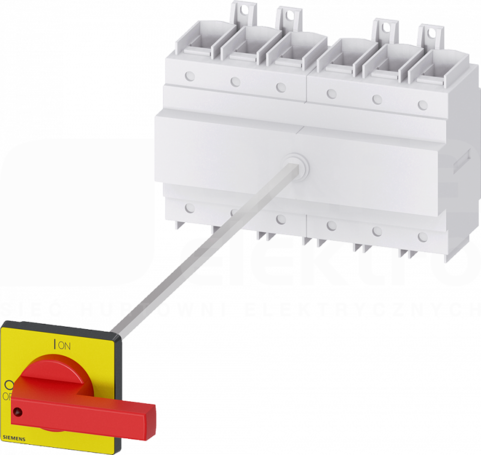 SENTRON 6P 250A żółty/czerwony Rozłącznik główny