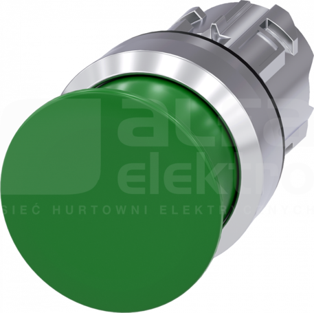 SIRIUS ACT 22mm z samop.zielony Przycisk grzybkowy metal
