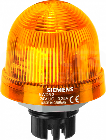 8WD53500CD żółty Lampa sygnalizacyjna