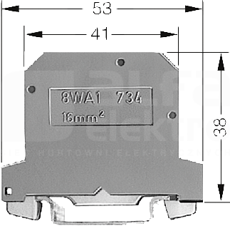 8WA10111PK00 16mm2 Zacisk PEN