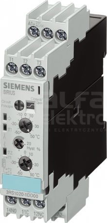 SIRIUS 1NO+1CO -50-50st.C Przekaźnik kontroli temperatury