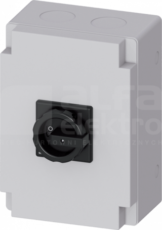 SENTRON 3P 100A IP65 czarny Rozłącznik główny w obud.