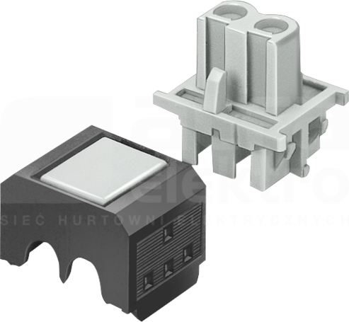 AS-I 2PIN czarny Wtyk przyłączeniowy