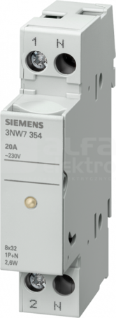 SENTRON 10x38 1P+N 32A Podstawa bezpiecznikowa z sygnaliz.