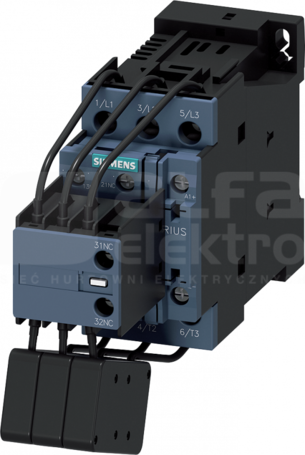 SIRIUS 3P 20kVar 400V 1NO+2NC Stycznik kondensatorowy