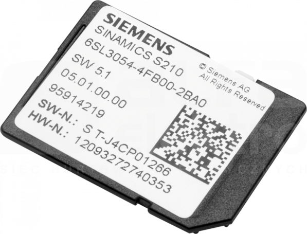 SINAMICS S210 COMPACTFLASH V5.2 HF2 Karta pamięci z licencją