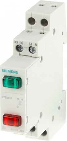 5TE5801 czerwony/zielony 230V LAMPKA SYGNALIZACYJNA
