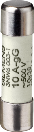 SENTRON 10x38 20A 500V gG Wkładka bezpiecznikowa cylindryczna