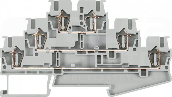 8WH20300AF00 2,5mm2 Złączka przelotowa piętrowa