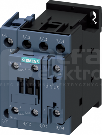 230V AC 7,5kW 35A 1NC+1NO Stycznik