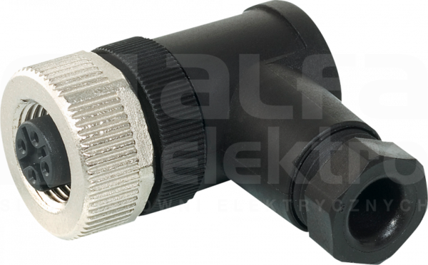 3RK19024CA004AA0 M12 4P Wtyk żeński kątowy